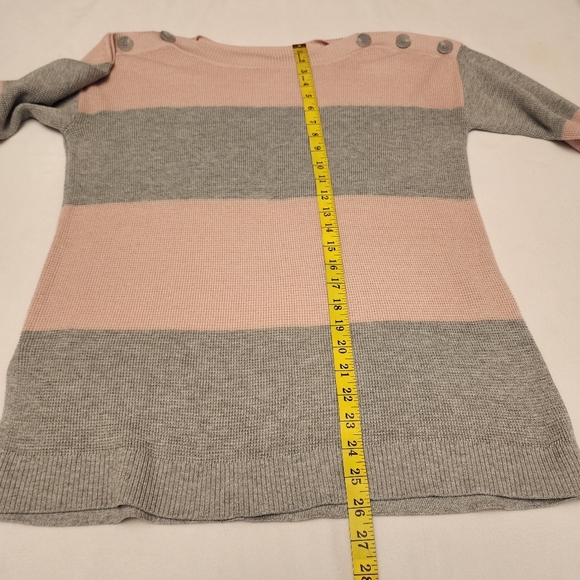 Vince Camuto Color Block Striped Sweater - Picture 9 of 12